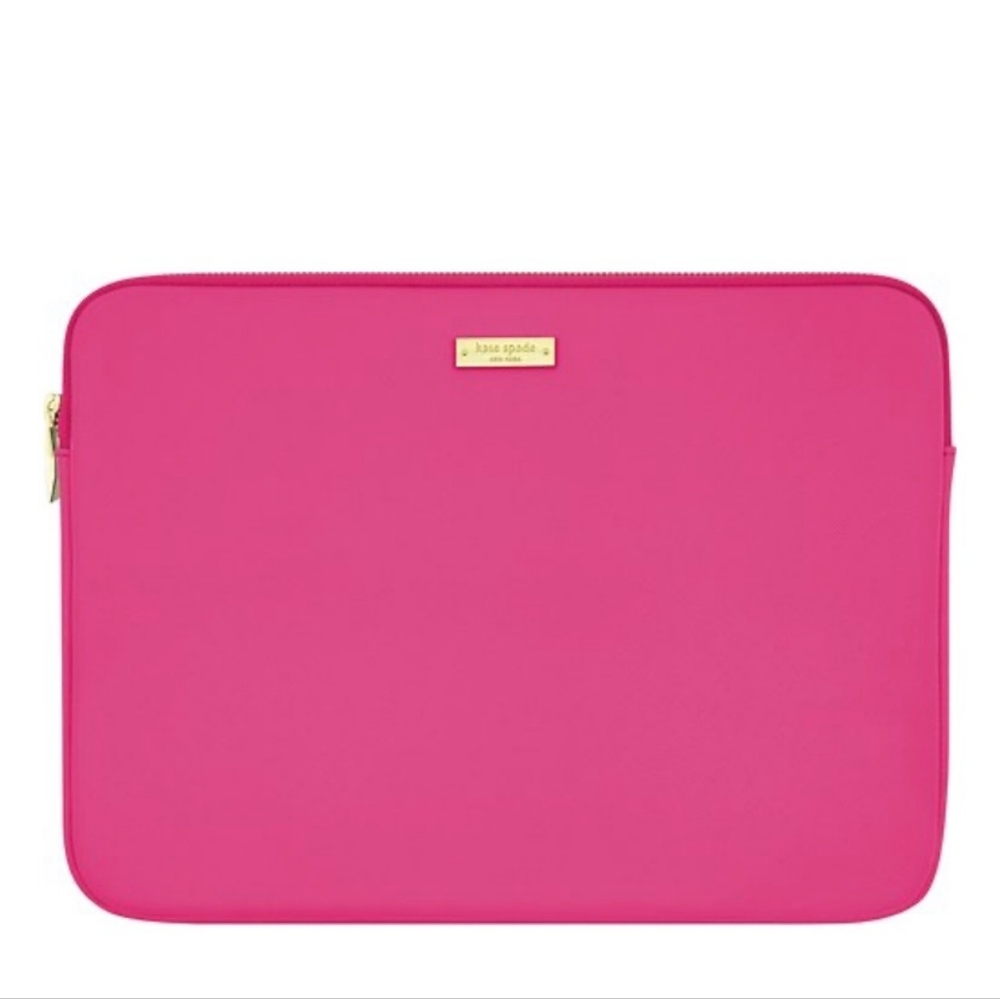 kate spade Pink Tablet Sleeve with Metallic Detail
